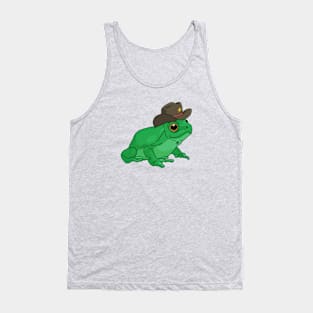 Froggy's Rodeo: Cute Cowboy Hat Sheriff in a Kawaii Western Adventure! Tank Top